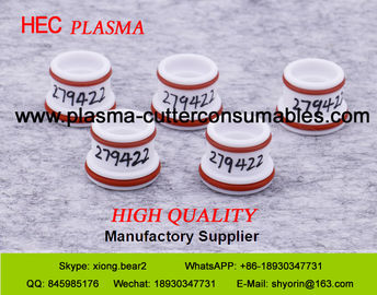 Anneau argenté 279458/279422 de remous d'électrode pour le corps de torche de coupe de plasma de l'esprit 400 de Kaliburn