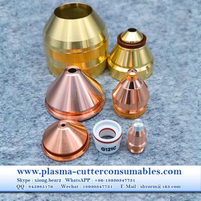 Cathode de consommables de plasma de Kjellberg .11.848.221.300 G002Y tête argentée